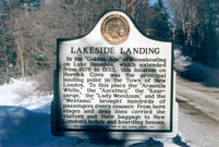 Sunapee, NH - Lakeside Landing Sign